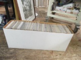 Long box of comic books