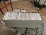 Long box of comic books