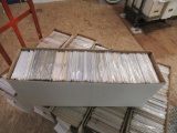 Long box of comic books