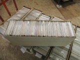Long box of comic books
