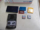 Gameboy color, Nintendo ds lite & games