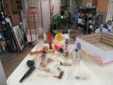 Assorted glassware