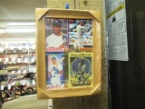 4 Ken Griffey cards 1-is auto