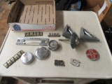 Vintage car emblems & caps