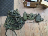 Cammo backpack w/2 canteens