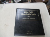 22kt gold baseball cards