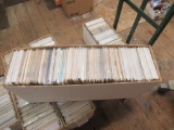 Long box of comic books
