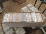 Long box of comic books