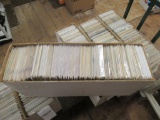 Long box of comic books