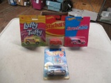 4 Candy themed hot wheels