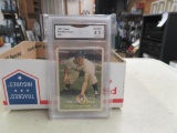 1957 tops peewee reese graded card