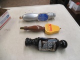3 Beer tap handles