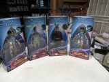 4 New star trek action figures
