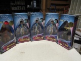 5 New star trek action figures