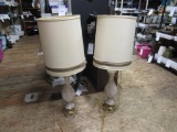 Pair of vintage lamps 38''Tall NO SHIPPING