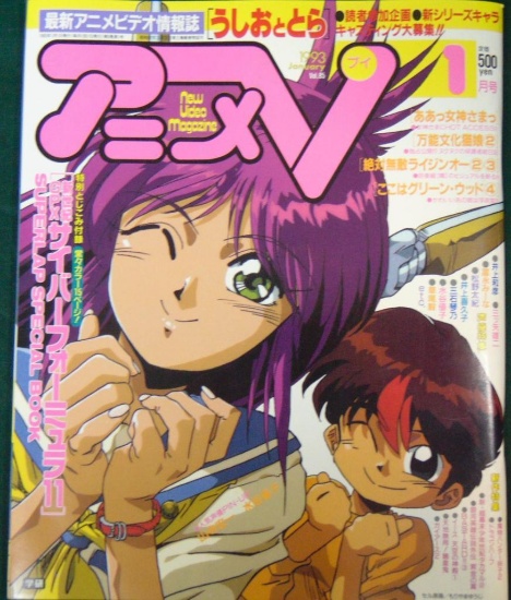 1990s New Video Anime Manga Magazine - Japanese Text