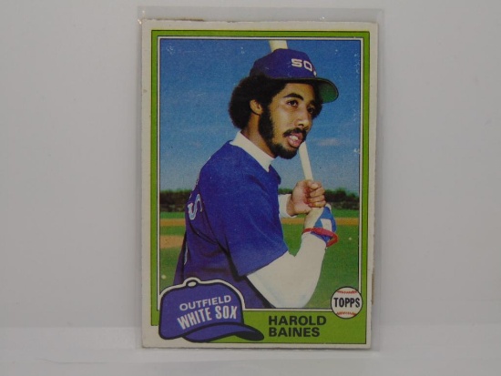 Harold Baines RC 1981 Topps #347