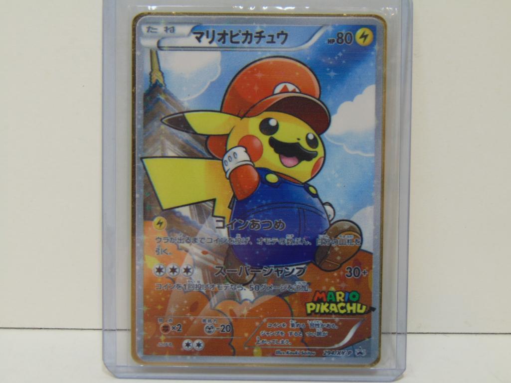 Mario Pikachu Pokemon Limited Edition Metal Card Proxibid