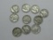 Lot of 10 Mercury Dimes-Random Dates American Constitutional Silver