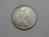 1966 Canadian Silver Dollar Vintage Round