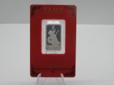 Pamp Suisse 10 Gram Silver Bar Year of the Rat .999 in Assay #'d