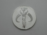 1 oz Silver Round Star Wars Mandalorian BU .999 Fresh from tube!