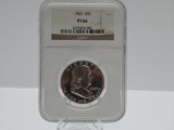 1963 Ben Franklin Silver Half Dollar NGC Graded Proof 66