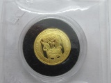 1/10 oz Gold Round Apmex American Shield BU .999