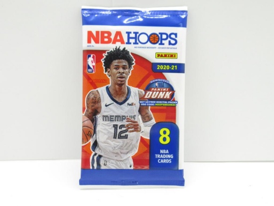 Factory Sealed 2020-21 NBA Hoops 8 Basketball Card Pack