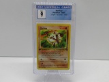CGC Mint 9 - Jungle 1st Edition Pokemon Card - Mankey 55/64