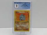 CGC Mint 9 - Jungle 1st Edition Pokemon Card - Rhyhorn 61/64