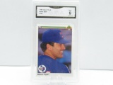 GMA GRADED 1990 UPPER DECK NOLAN RYAN #544 - MINT 9