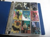 Binder of comic trading cards