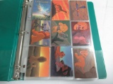 Binder of lion king trading cards