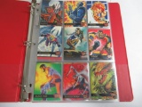 Binder of comic trading cards