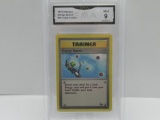 GMA GRADED 1999 POKEMON FOSSIL TRAINER ENERGY SEARCH #59 - MINT 9