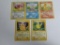 5 Count Lot of Vintage STARTER Pokemon Trading Cards