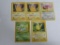 5 Count Lot of Vintage STARTER Pokemon Trading Cards