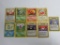 9 Count Lot of all VINTAGE Pokemon Trading Cards