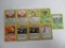 9 Count Lot of all VINTAGE Pokemon Trading Cards