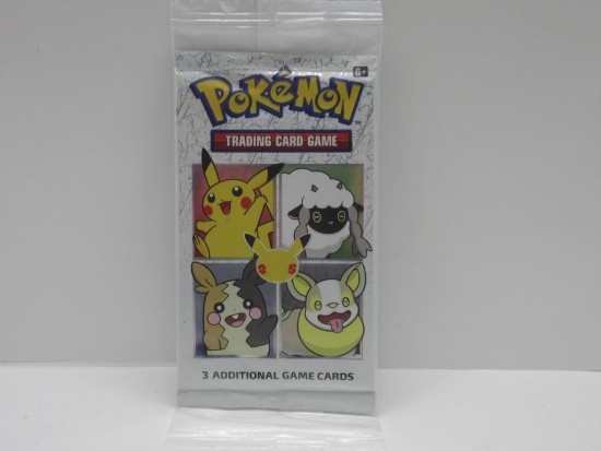 Factory Sealed Pokemon 25th Anniversary GENERAL MILLS 3 Card Booster Pack