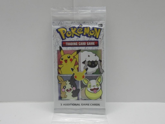 Factory Sealed Pokemon 25th Anniversary GENERAL MILLS 3 Card Booster Pack