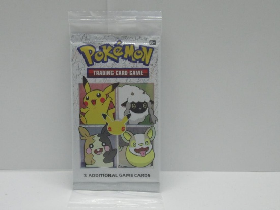 Factory Sealed Pokemon 25th Anniversary GENERAL MILLS 3 Card Booster Pack