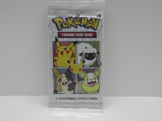 Factory Sealed Pokemon 25th Anniversary GENERAL MILLS 3 Card Booster Pack