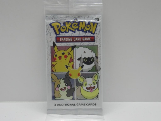 Factory Sealed Pokemon 25th Anniversary GENERAL MILLS 3 Card Booster Pack