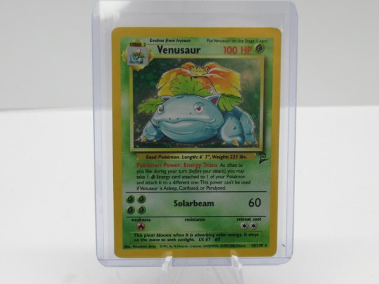 WOW Base Set 2 Pokemon HOLO VENUSAUR Trading Card 18/130