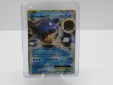 2016 Pokemon BLASTOISE EX Holo RARE Trading Card 21/108