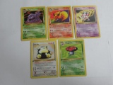 5 Count Lot of 1st Edition RARE Black Star Vintage Pokemon Cards