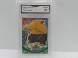 GMA GRADED 2000 TOPPS POKEMON TV ANIMATION DROWZEE #96 - GEM MT 10