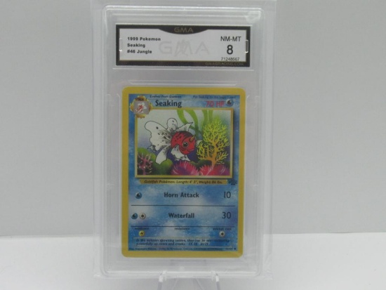 GMA GRADED 1999 POKEMON JUNGLE SEAKING #46 - NM MT 8